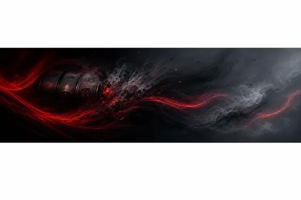 Decorative top banner for error page
