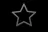 Empty gray rating star
