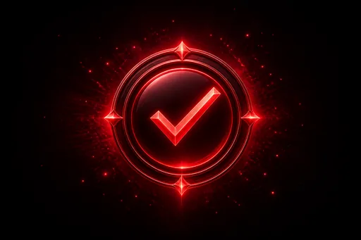 Popup success emblem